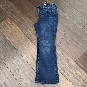 Madewell Curvy Kick Out Dark Wash Jeans